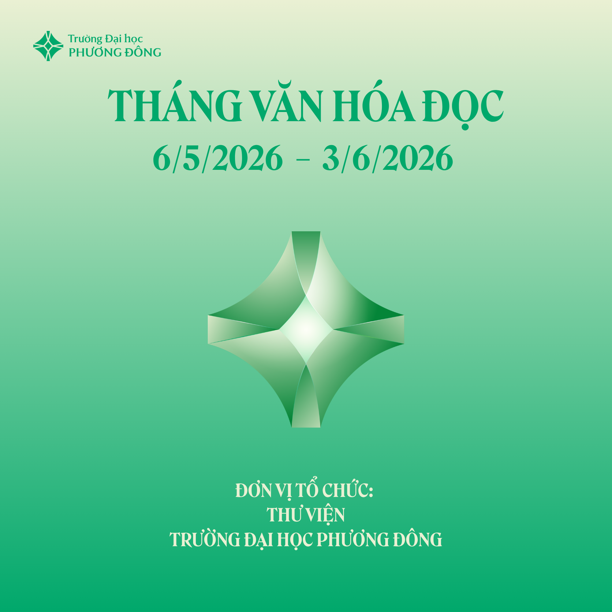 THƯ VIỆN TỔ CHỨC THÁNG VĂN HOÁ ĐỌC NĂM 2026
